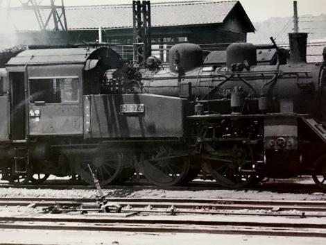 鉄道写真 昭和レトロ さっしいの鉄道風景 昭和44年6月b